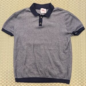 Orley Micro Stitch Knit Polo Men's Size Large Made in Italy